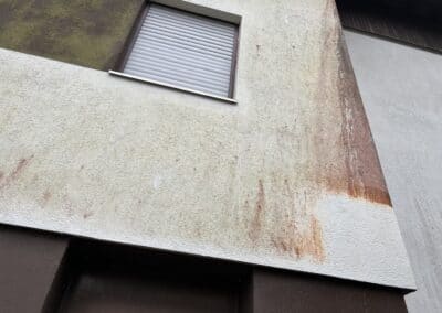 Fassadenreinigung – Bekämpfung der Rotalge