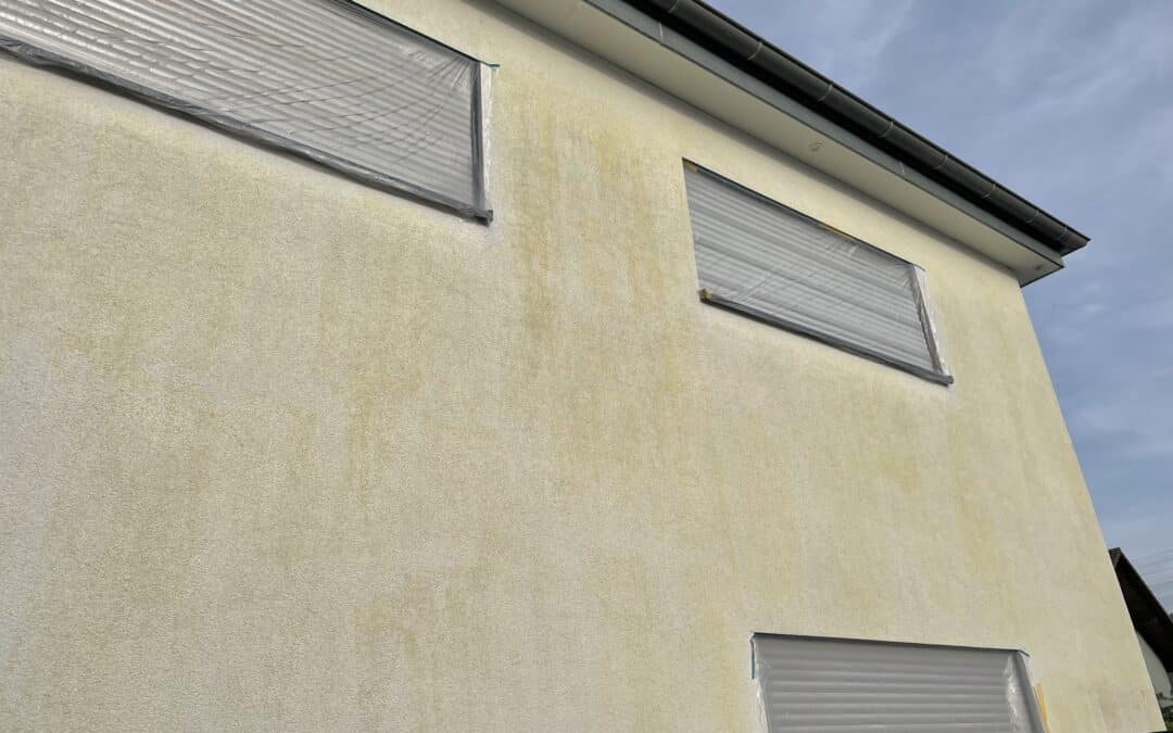 Fassadenreinigung – Privathaus
